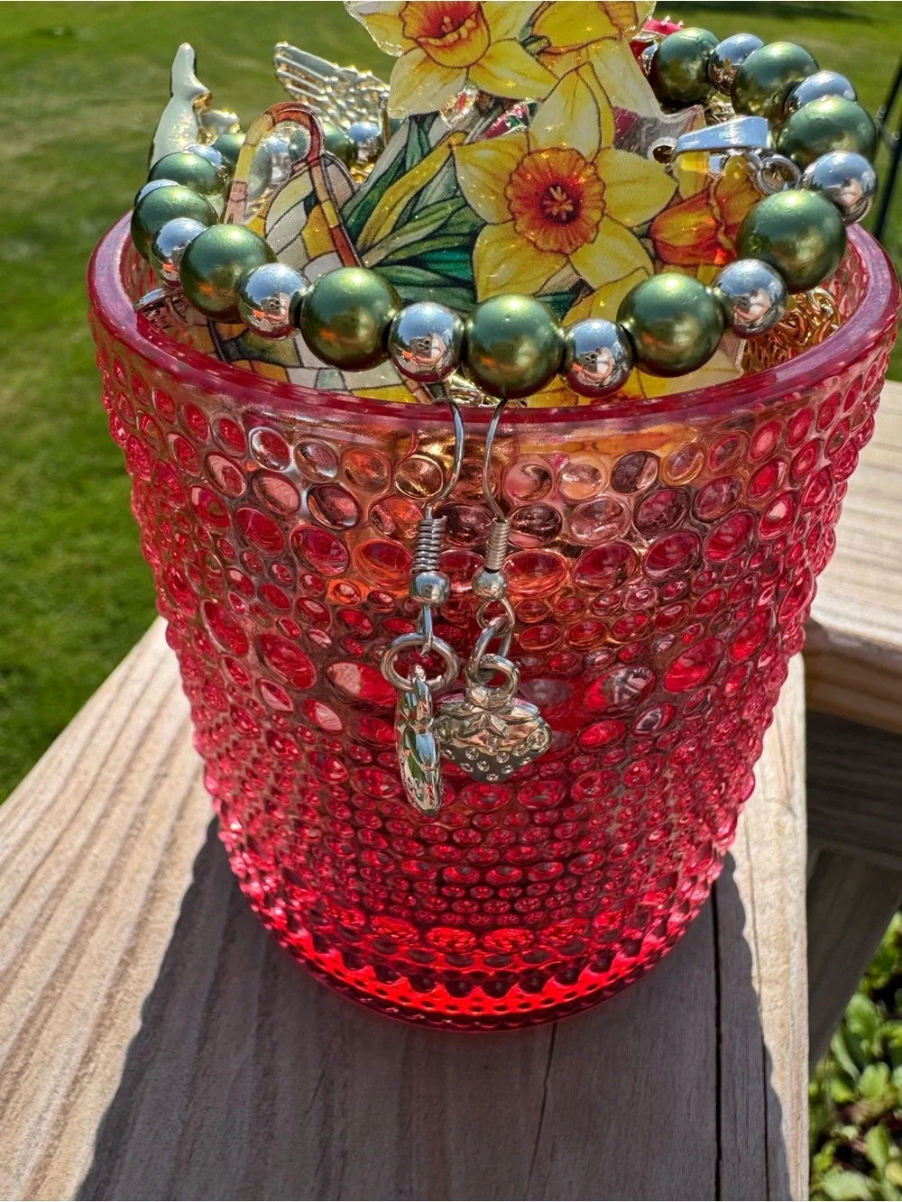 Strawberry Forest Mystery Jewelry Jar